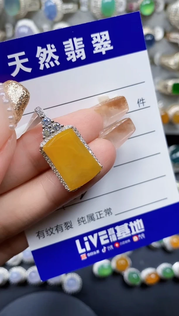 翡翠银S925镶嵌颈饰102