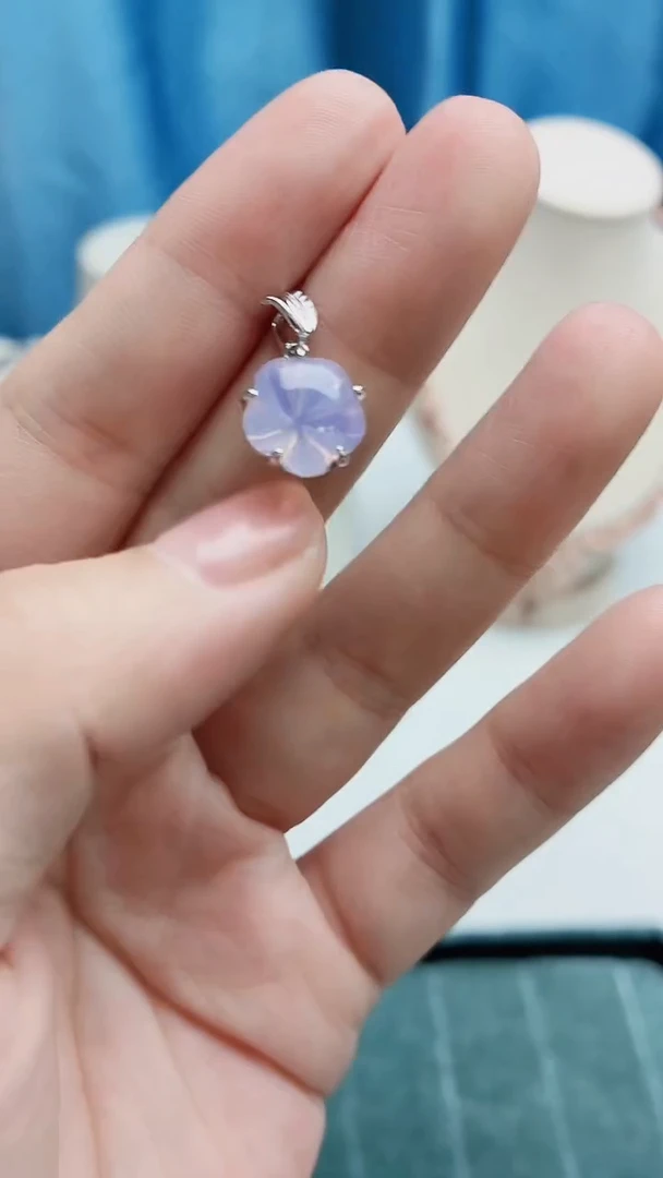 吊坠(不含链)银S925镶嵌水晶1110ZB827产品一个（多样性）