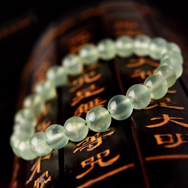 天然葡萄石手串金葡萄石手链女生饰品新中式设计手链时尚百搭配饰