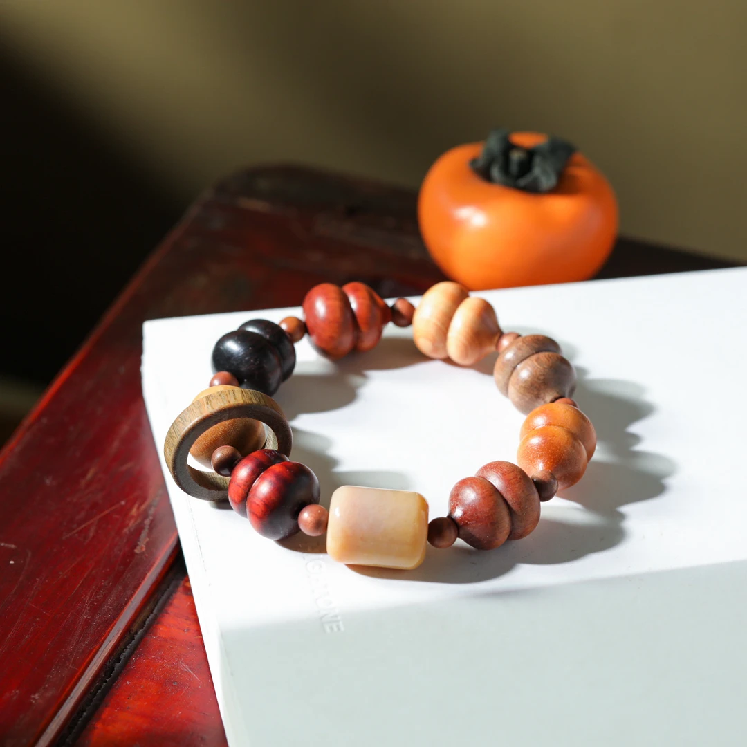 非金属木质手链 【意婵】精品天然葫芦时尚单圈手串-908201