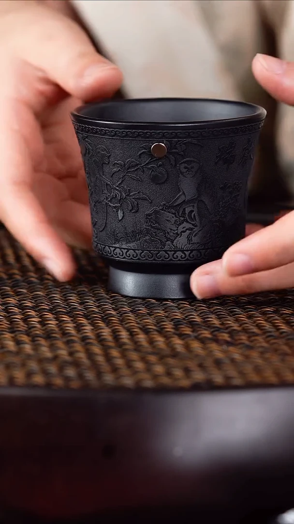 茶壶紫砂猴主人杯15