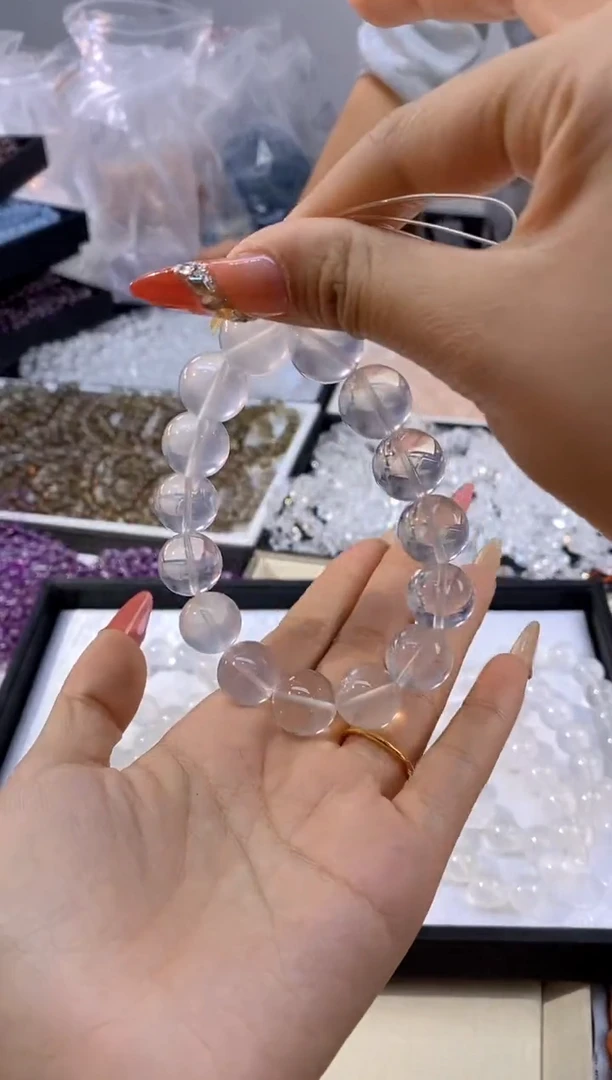 【闪购商品】水晶手串未镶嵌103/多样性发其一/卡14