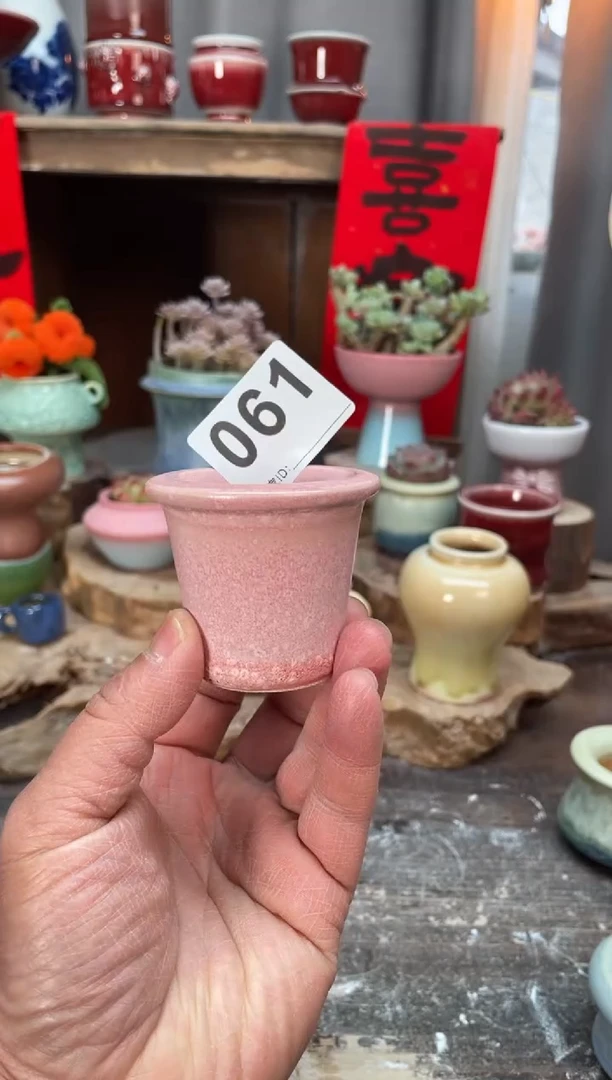 【闪购商品】摆件061知木小芳花盆