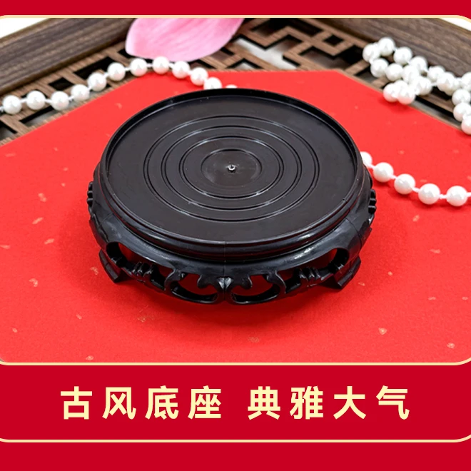 复古防水塑料花盆底座托盘可用于阳台室内盆景兰花摆件