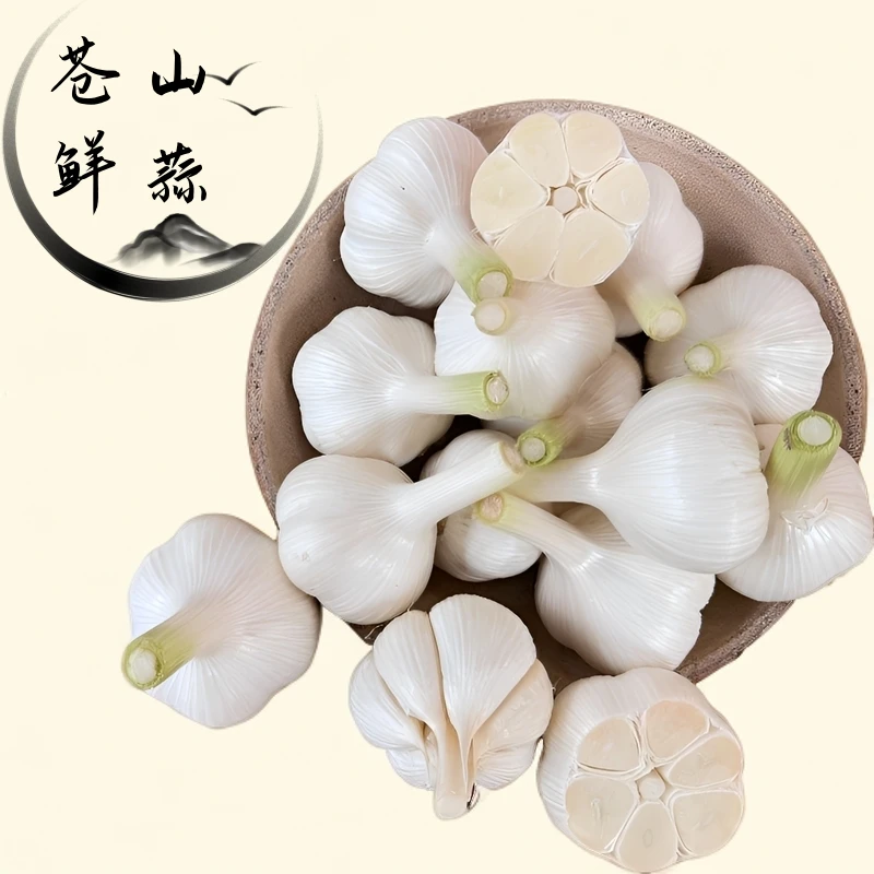 优质苍山大蒜鲜蒜可做糖蒜腊八蒜四六瓣新鲜产地直发鲜嫩饱满