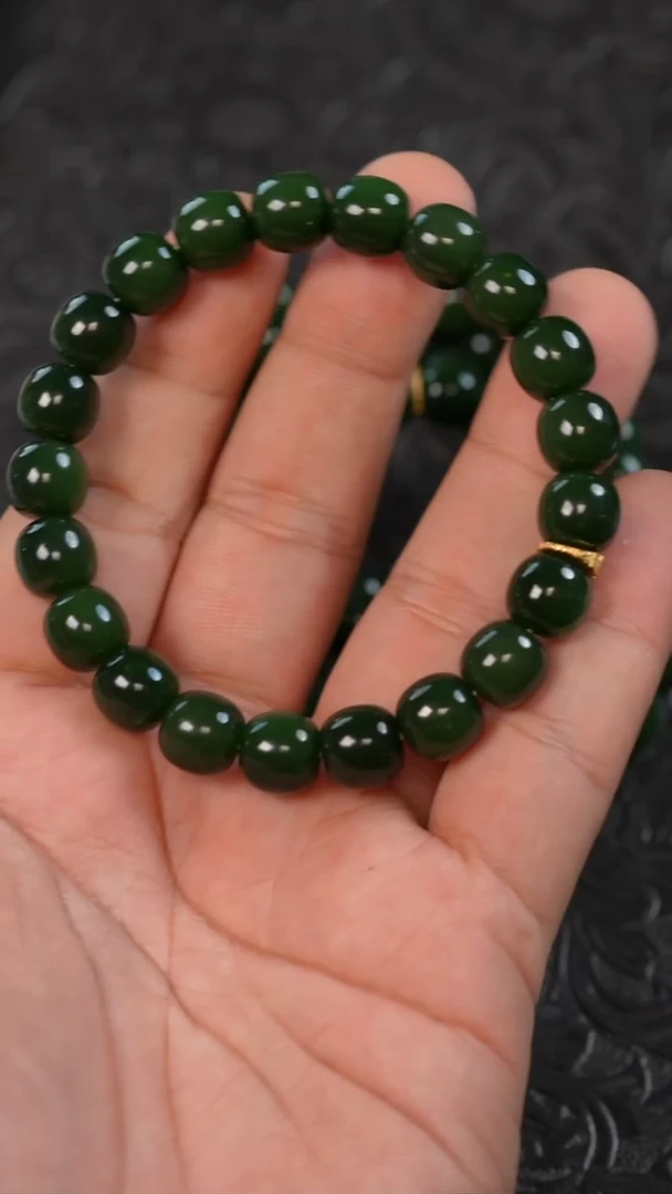 未镶嵌手串和田玉多样性发一件025