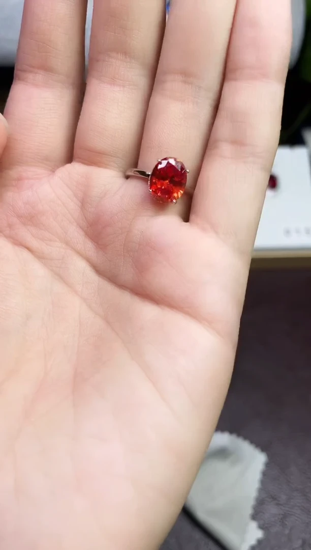 合金合成钻石芬达戒指