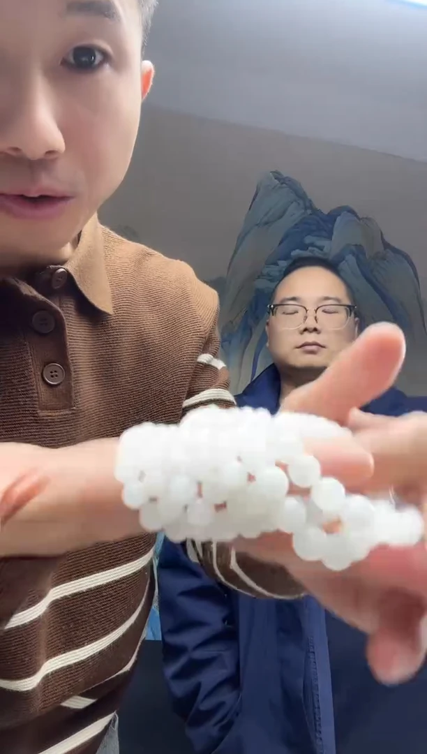 颈饰未镶嵌和田玉手串多样性发一