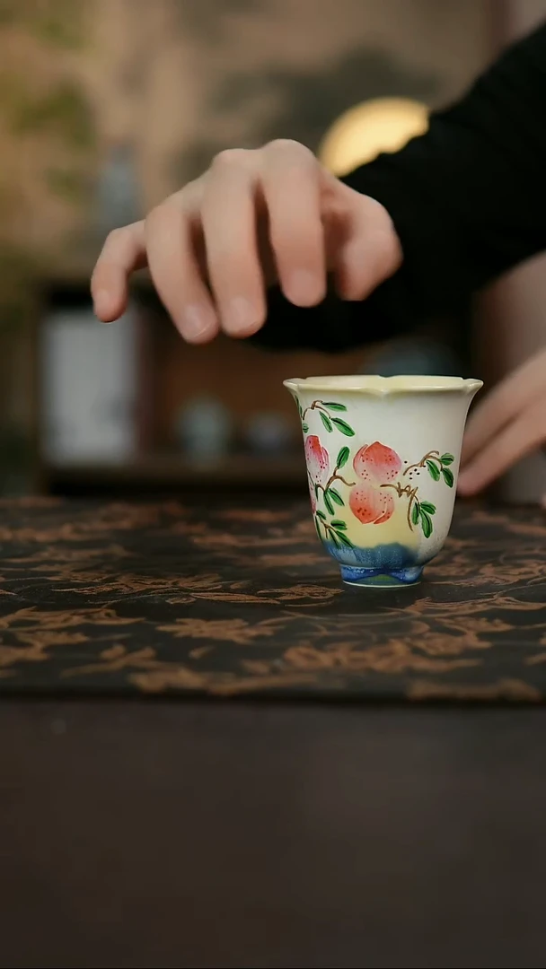 景德镇陶瓷杯碗柴烧多人