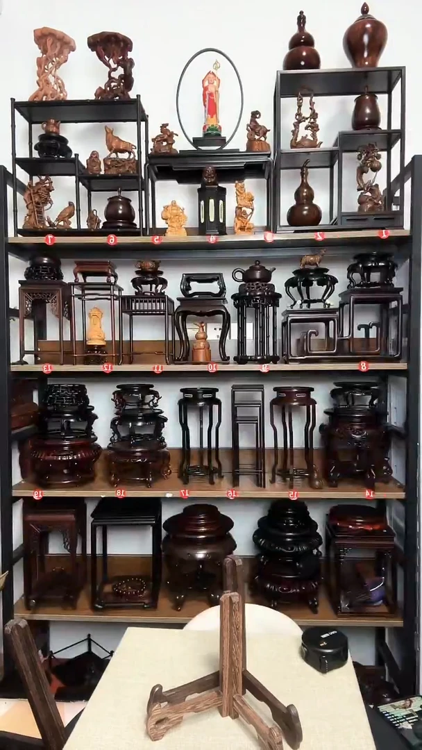 紫砂玲*蕾底座木2个