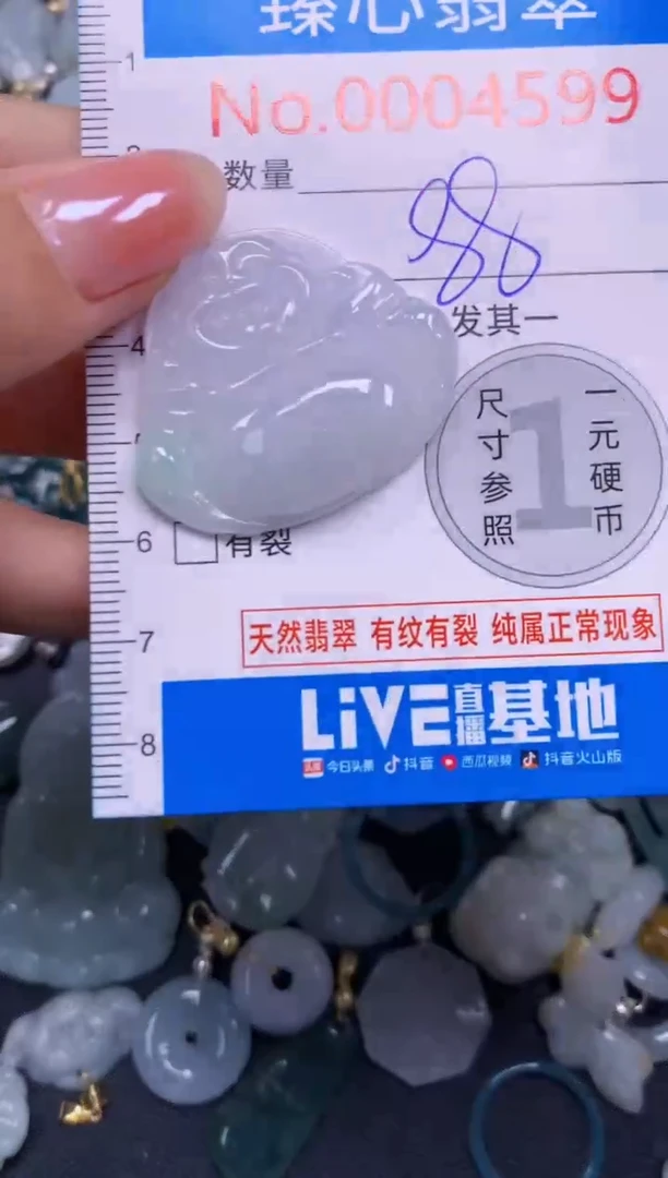 吊坠(不含链)未镶嵌翡翠4599