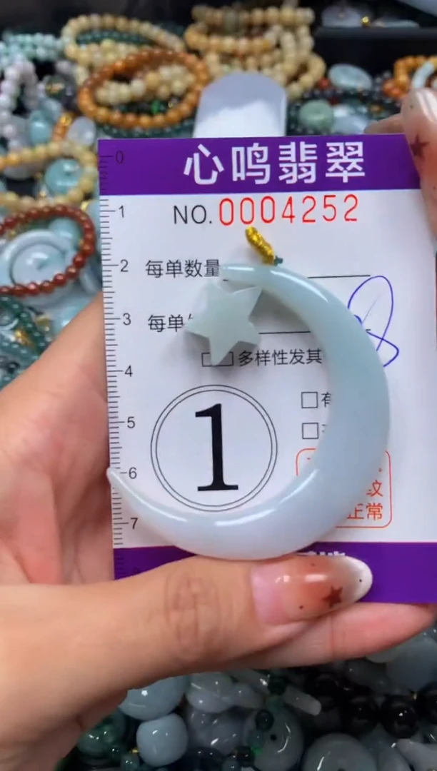 翡翠未镶嵌颈饰闪购004252