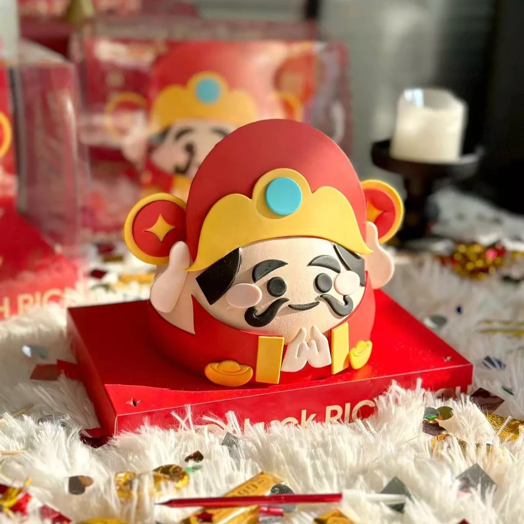 新年软质巧克力财神插件（自行组装）