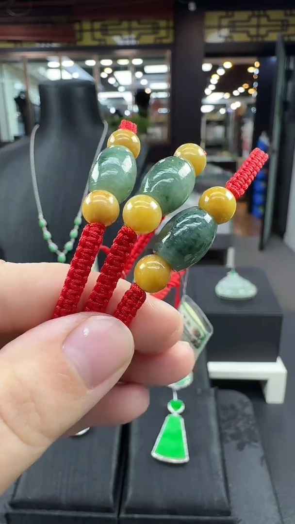 未镶嵌手绳翡翠手绳多样性发其一