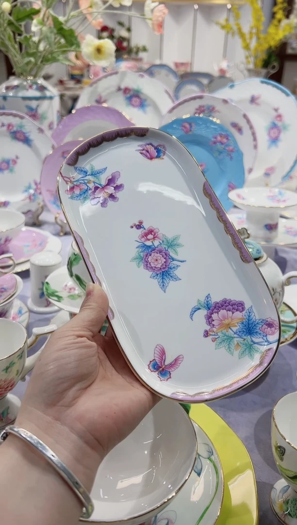 【闪购商品】骨瓷椭圆盘