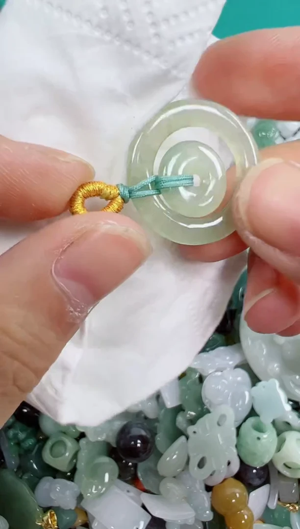 散珠翡翠291号链接，A货翡翠