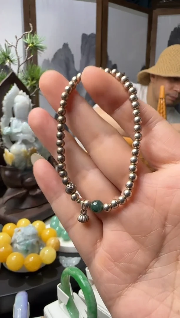 未镶嵌手串翡翠手串