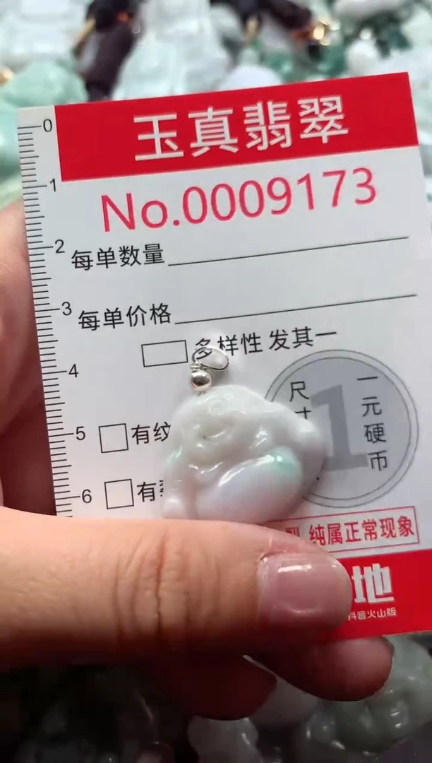 吊坠(不含链)未镶嵌翡翠9173