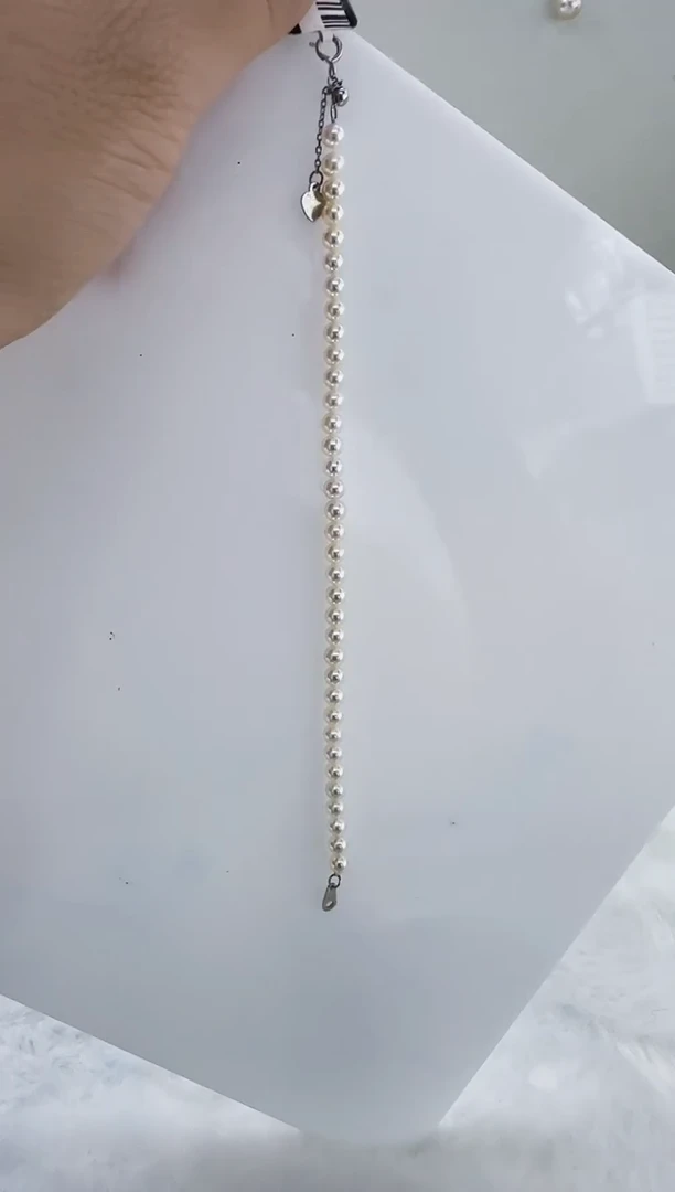 未镶嵌淡水珍珠DA珍珠手链4-5 b632