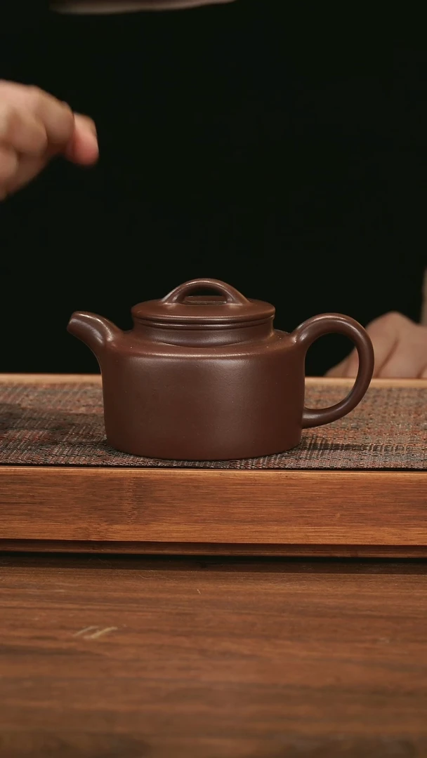 【闪购商品】紫砂茶壶 友廷徳钟 深井老紫泥 230cc