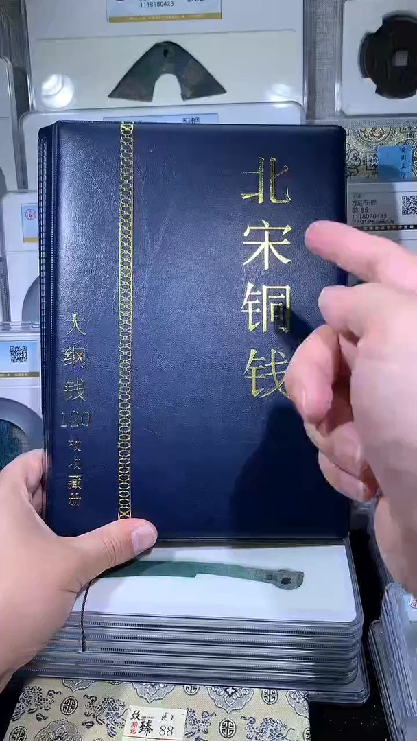 【闪购商品】铜御泉收藏北宋大纲钱币册120枚
