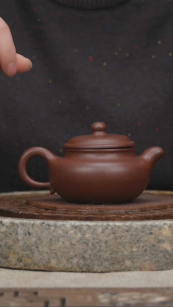 【闪购商品】紫砂茶壶宜兴原矿无添加紫泥仿古200cc