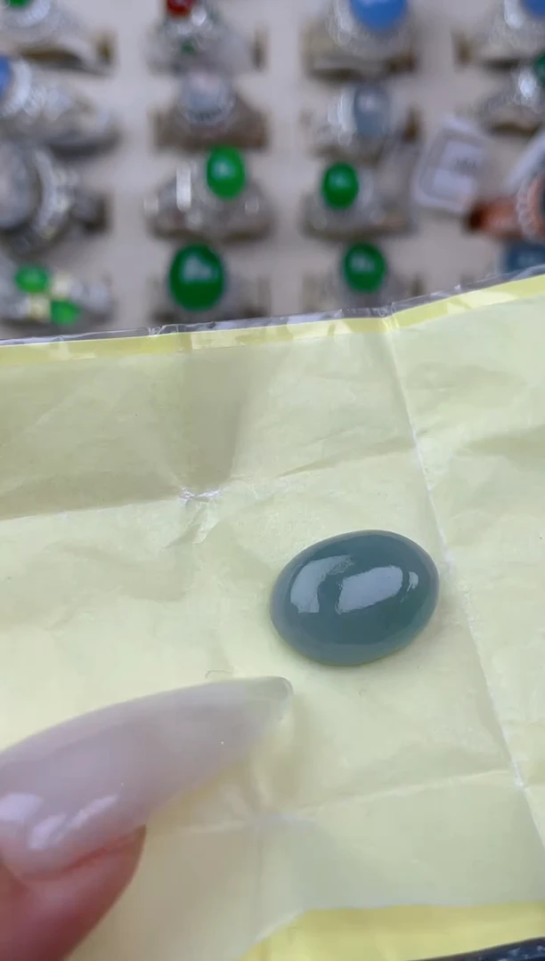 裸石翡翠天然翡翠蛋面68