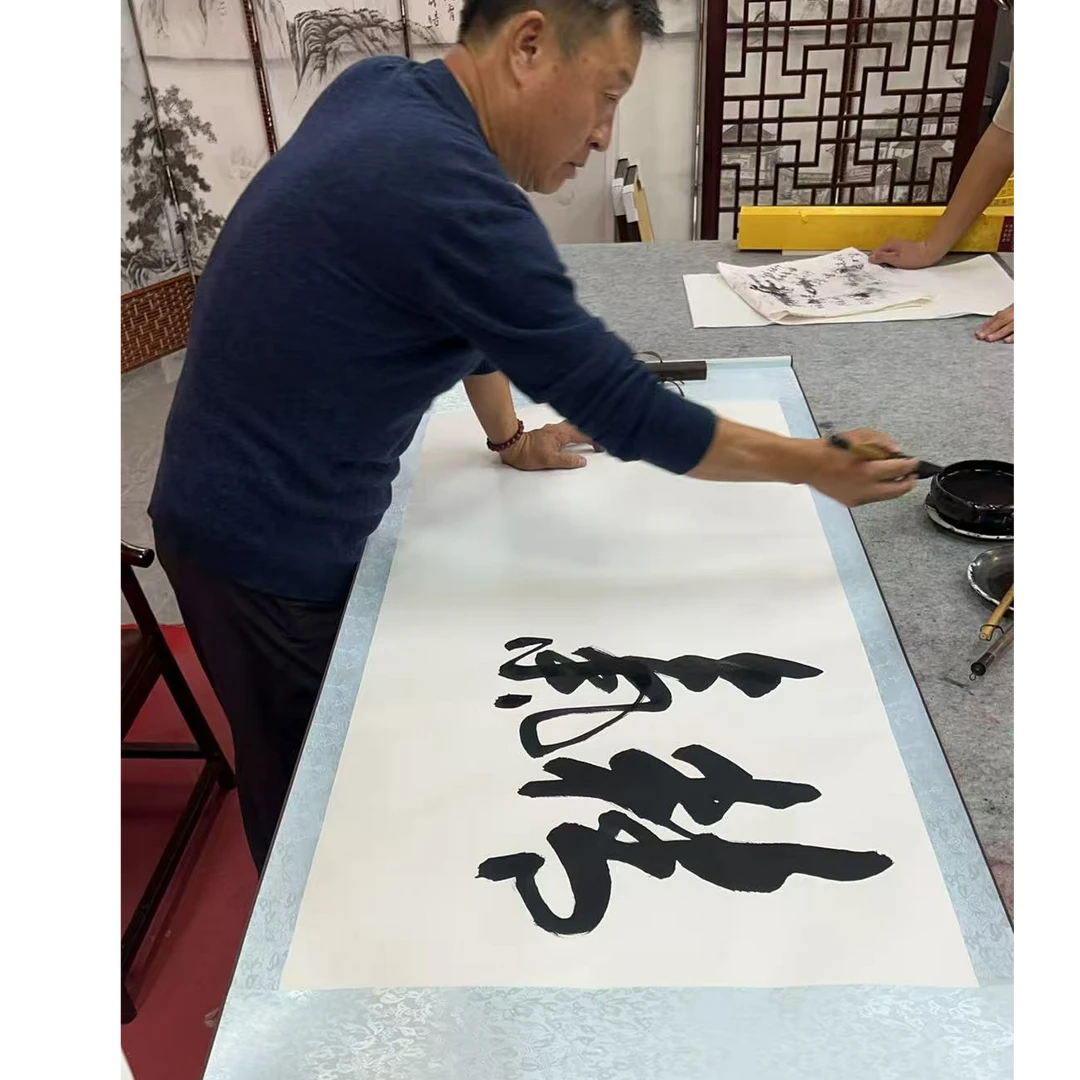 橱窗展示/艺观文化/刘家福老师宣纸书法/带证书授权