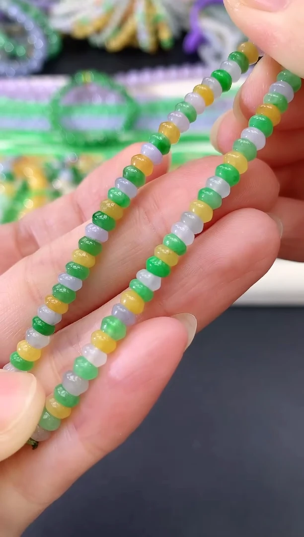 未镶嵌手串翡翠86|2980