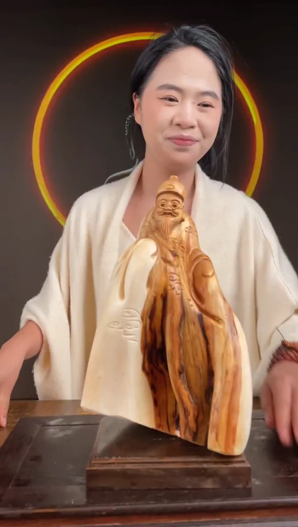 柏木（崖柏）手工摆件,先抢先得! 编号:47