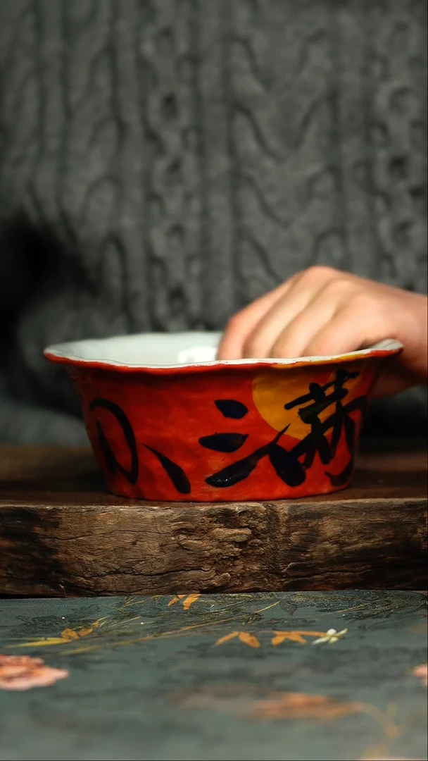 【闪购商品】杯杯釉下彩手工手绘同款陶器