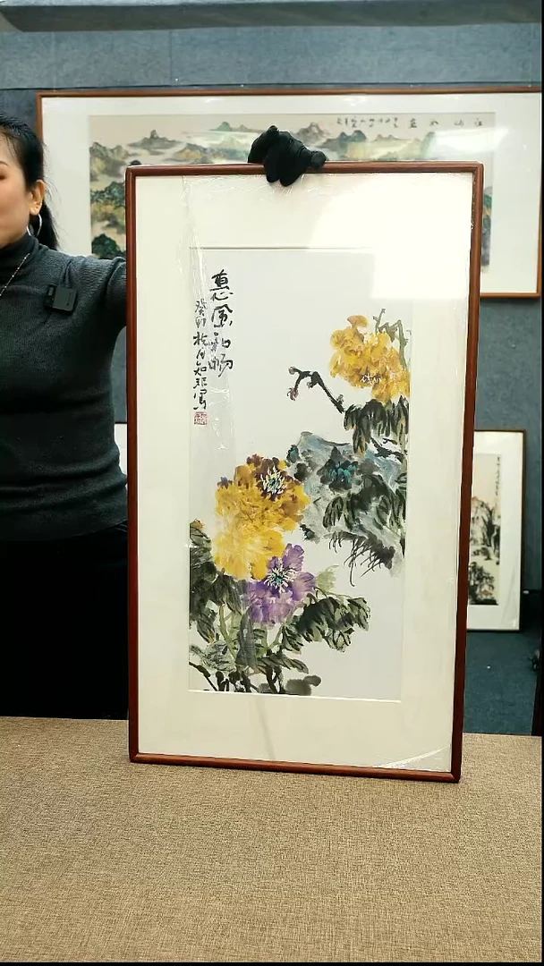 【闪购商品】国画52*92知非老师花鸟