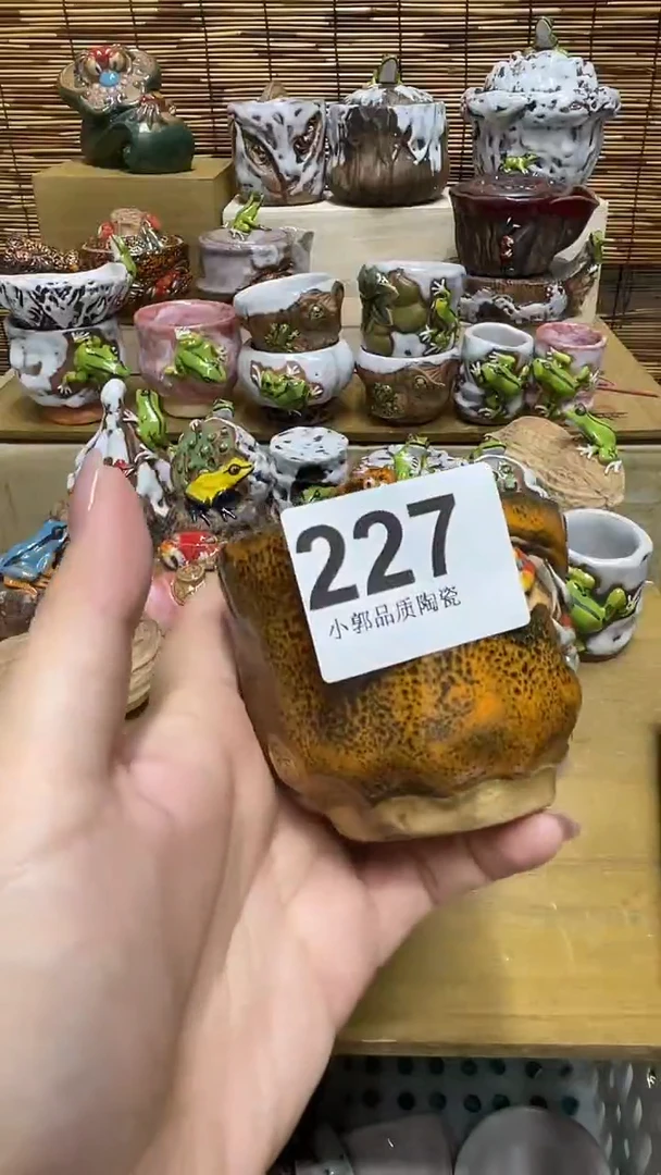 仲**说227精美粗陶手工柴烧