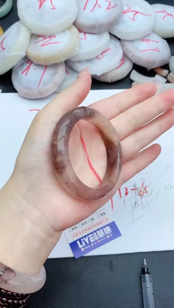 石英质玉手镯未镶嵌55+52/53