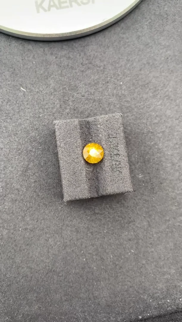 裸石彩色蓝宝石2ct黄蓝宝 定制  FE