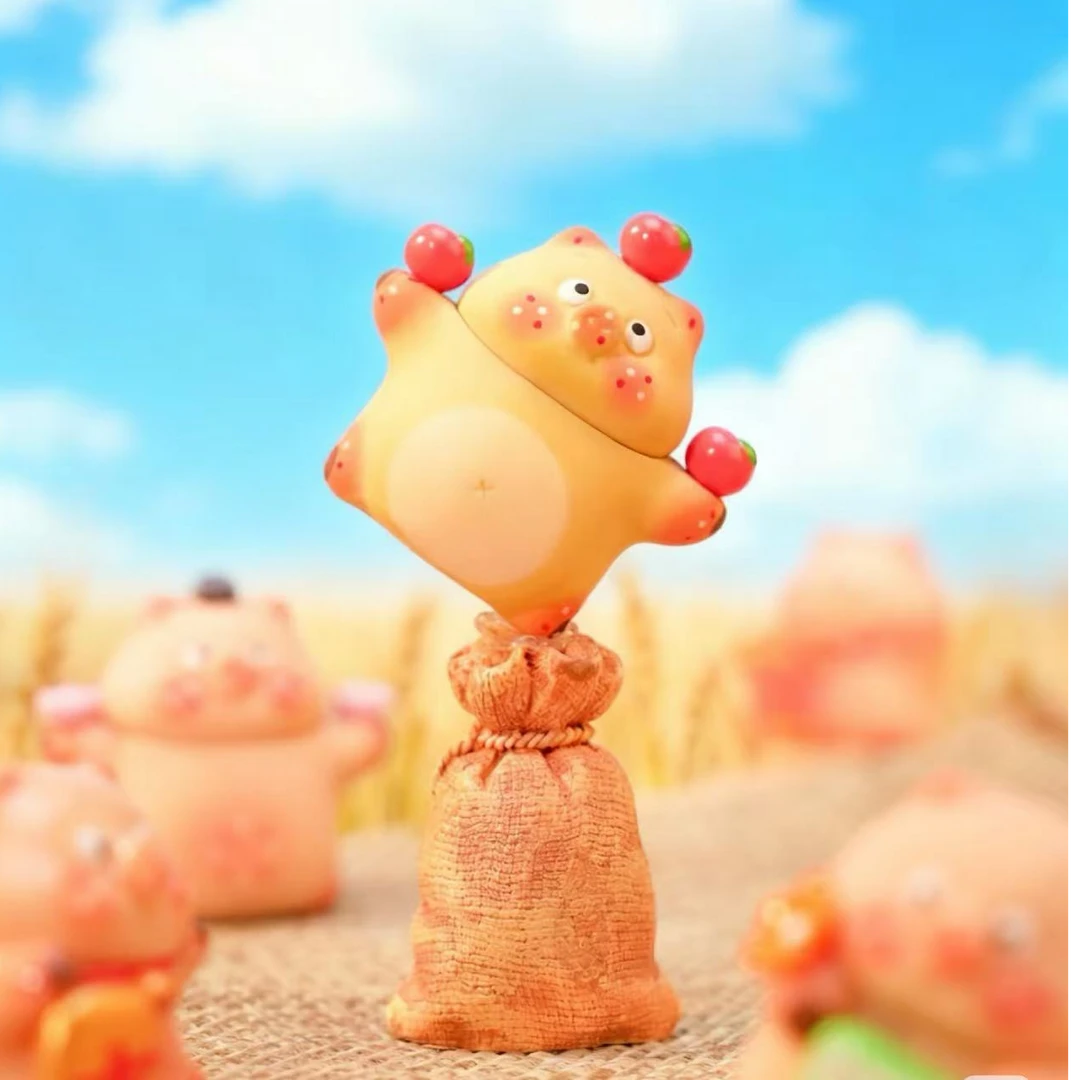 （虎虎）九花肉好运百分百萌粒可爱手办