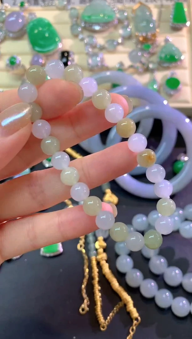 未镶嵌手串翡翠手串|200+25