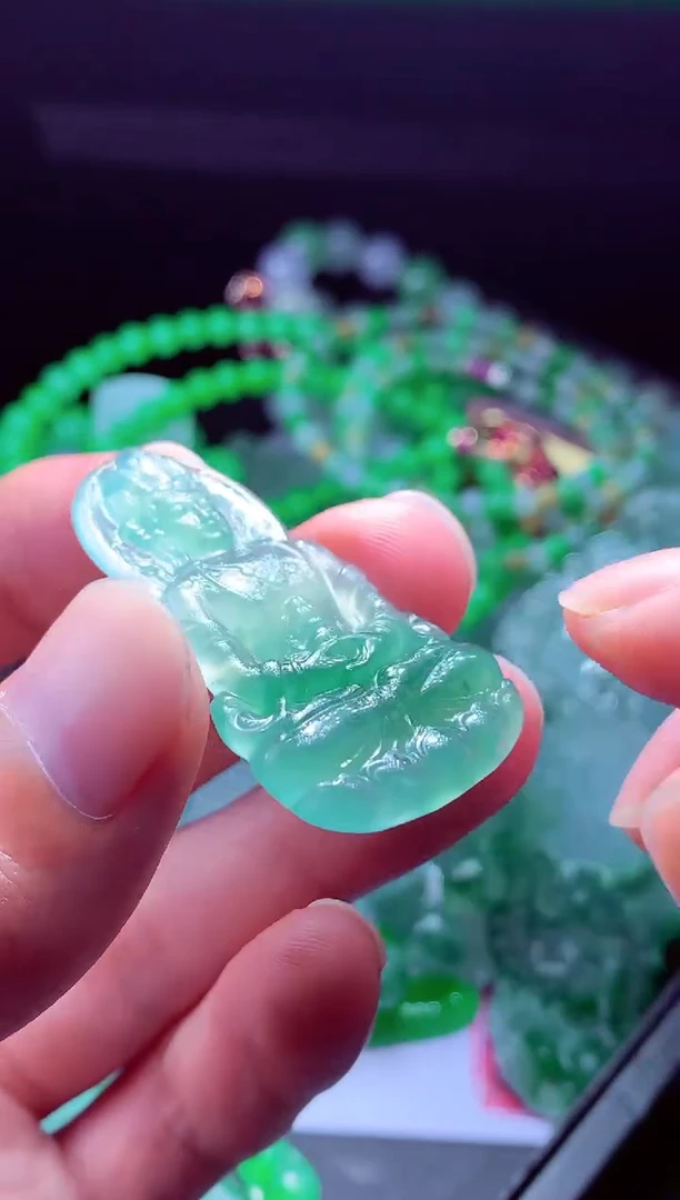 未镶嵌定制翡翠皖*#翡翠毛货定制