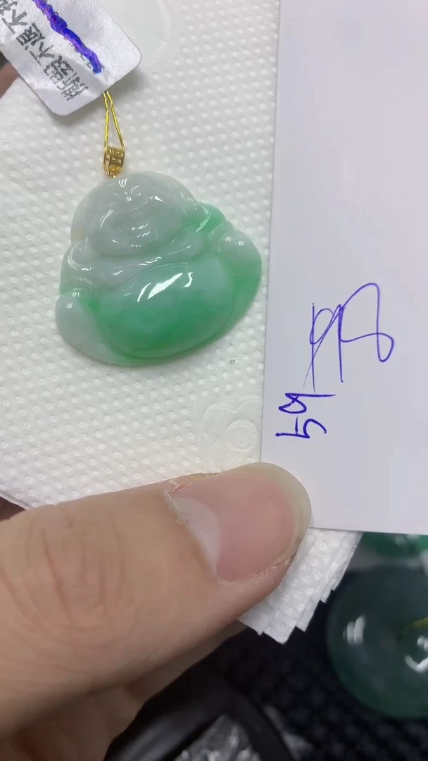 颈饰18K金镶嵌翡翠翡翠111111111