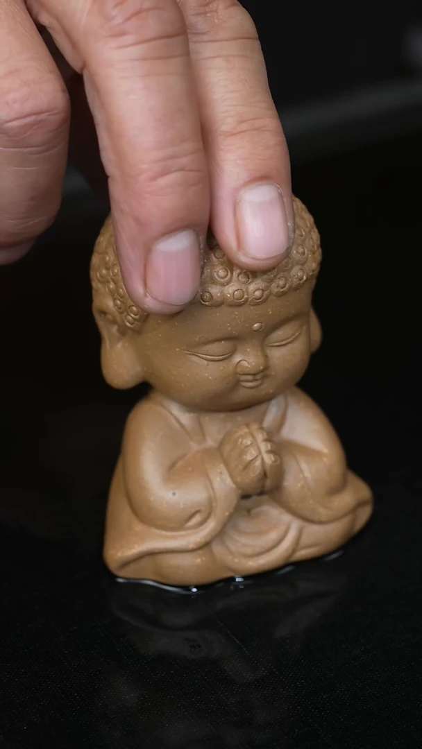 【闪购商品】紫砂茶壶段泥 茶周边 小佛 003