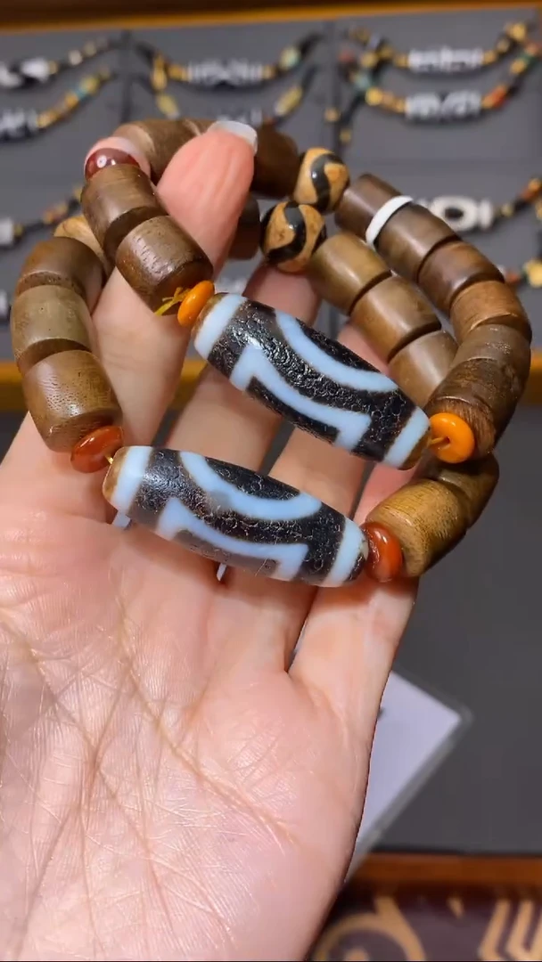 玛瑙/玉髓颈饰未镶嵌S53410多样性发一