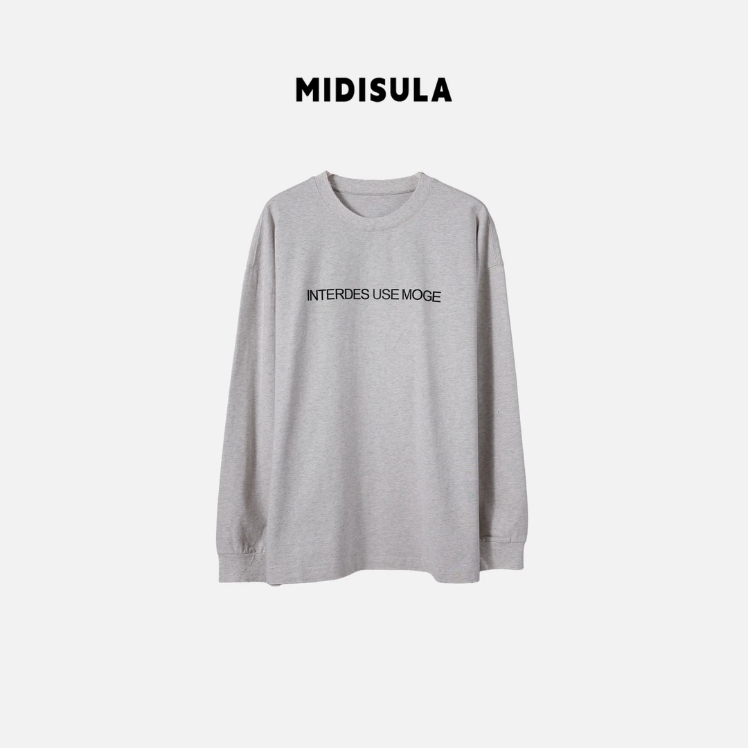 【H.MDSL】新款轻奢高端货定制舒舒适宽松前后字母印花T恤#7152