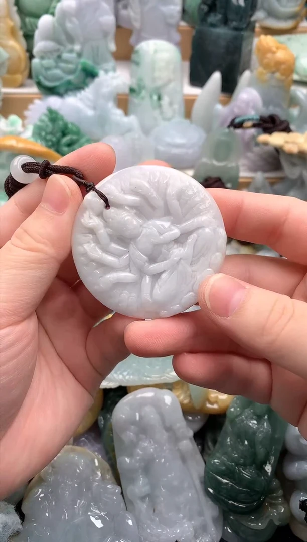 吊坠(不含链)未镶嵌翡翠1