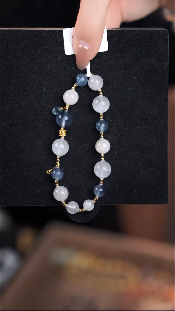 18K金镶嵌手链水晶@