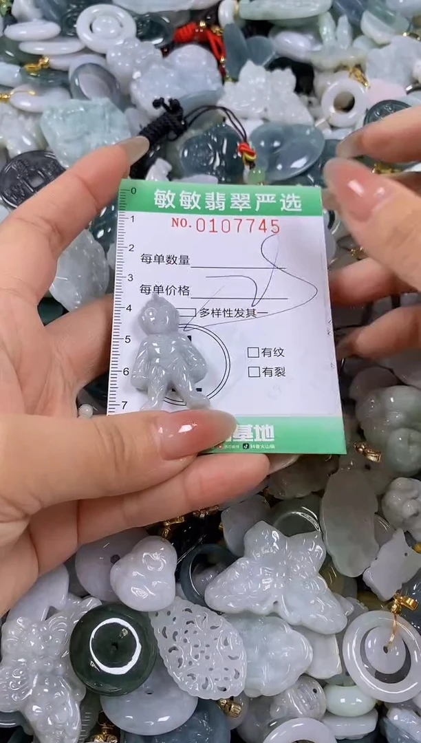 【闪购商品】翡翠颈饰未镶嵌闪购0107745多样性发其一