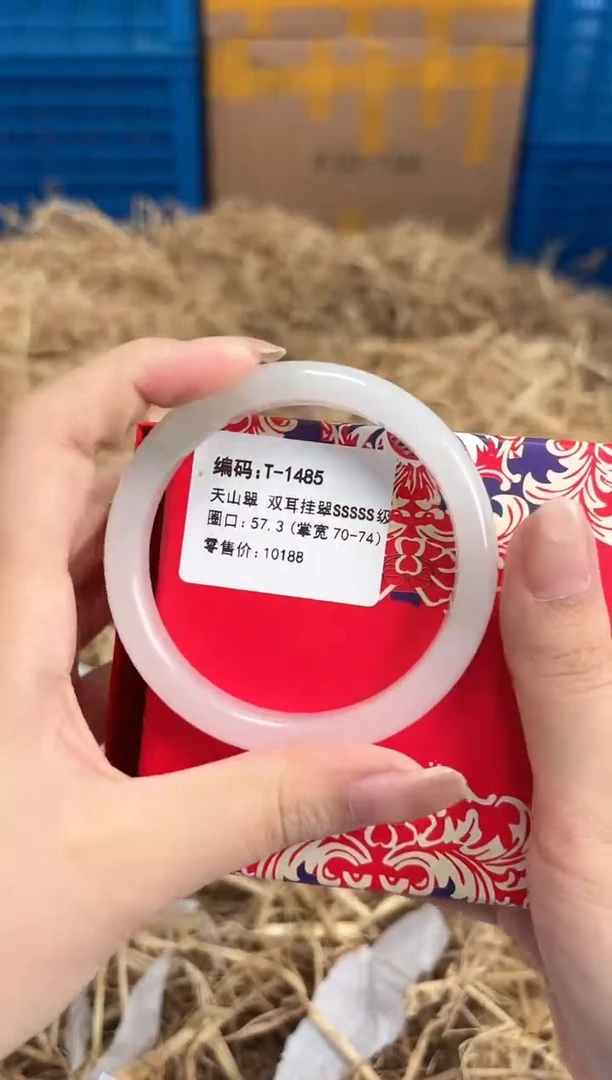 未镶嵌手镯石英质玉T-1485