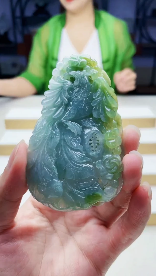 未镶嵌定制翡翠毛货09160134