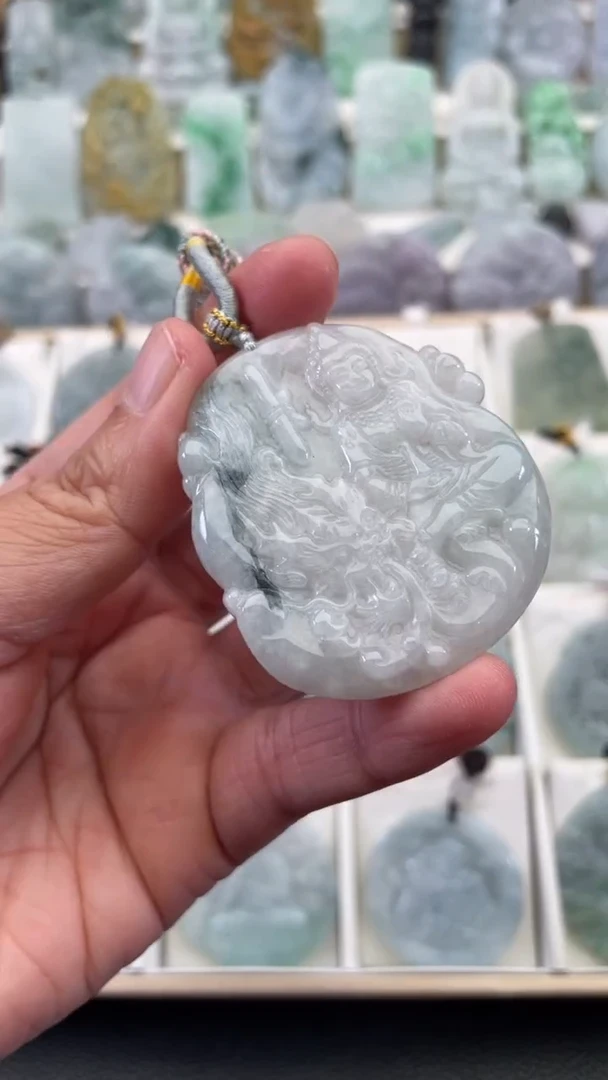 颈饰未镶嵌翡翠天然缅甸翡翠A货526