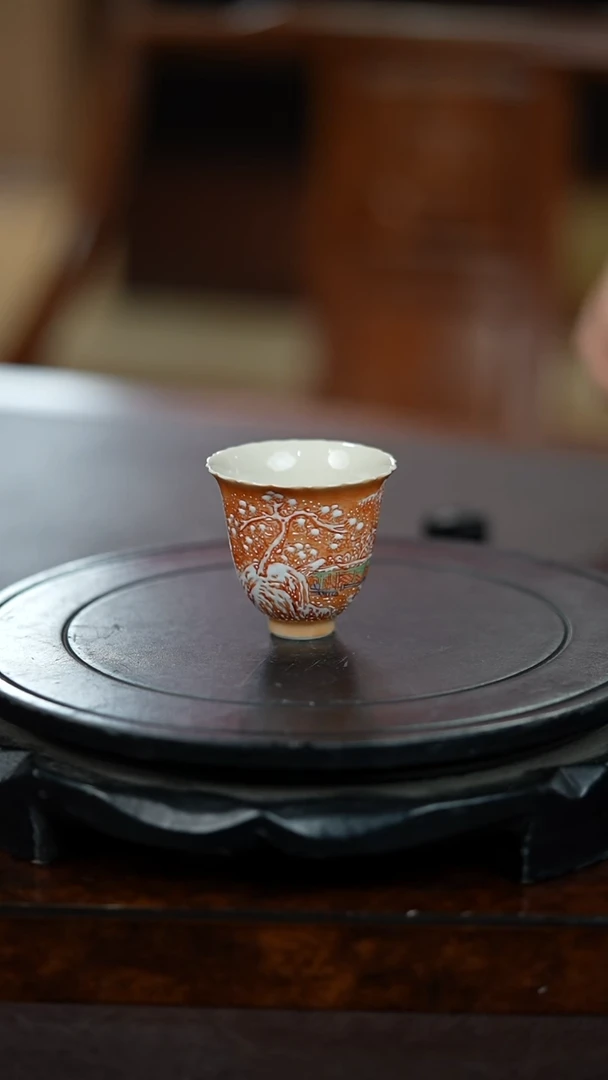 摆件瓷光明非遗书研FC034