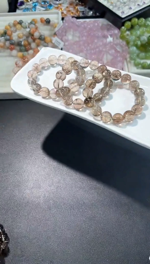 未镶嵌手串水晶20e多样性发其一【1条】默认微瑕14mm